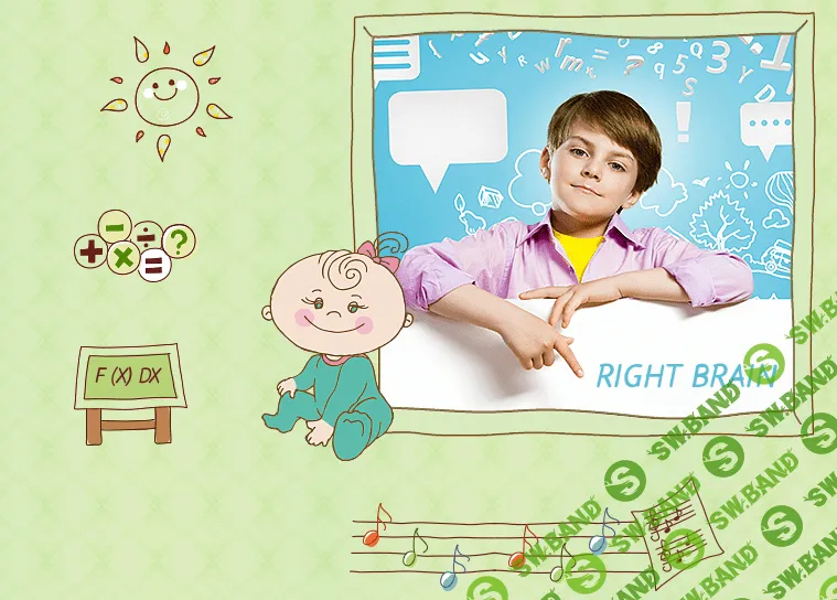 [Рыжковец] Онлайн-школа "RIGHT BRAIN" - от 6 мес до 6 лет - 1 ступень