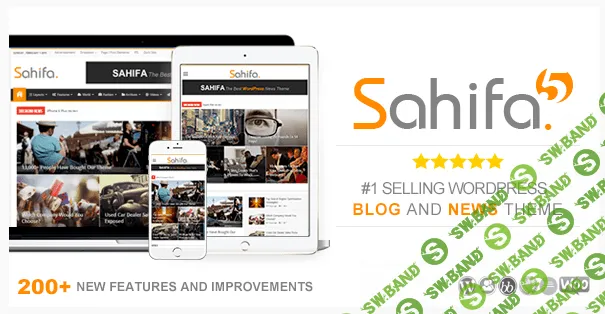 [Sahifa V5.6.5] Отзывчивый шаблон WordPress Новости / Журнал / Тема блога