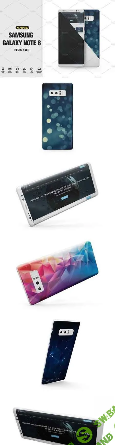 Samsung Galaxy Note 8 Vol.3 Mockup