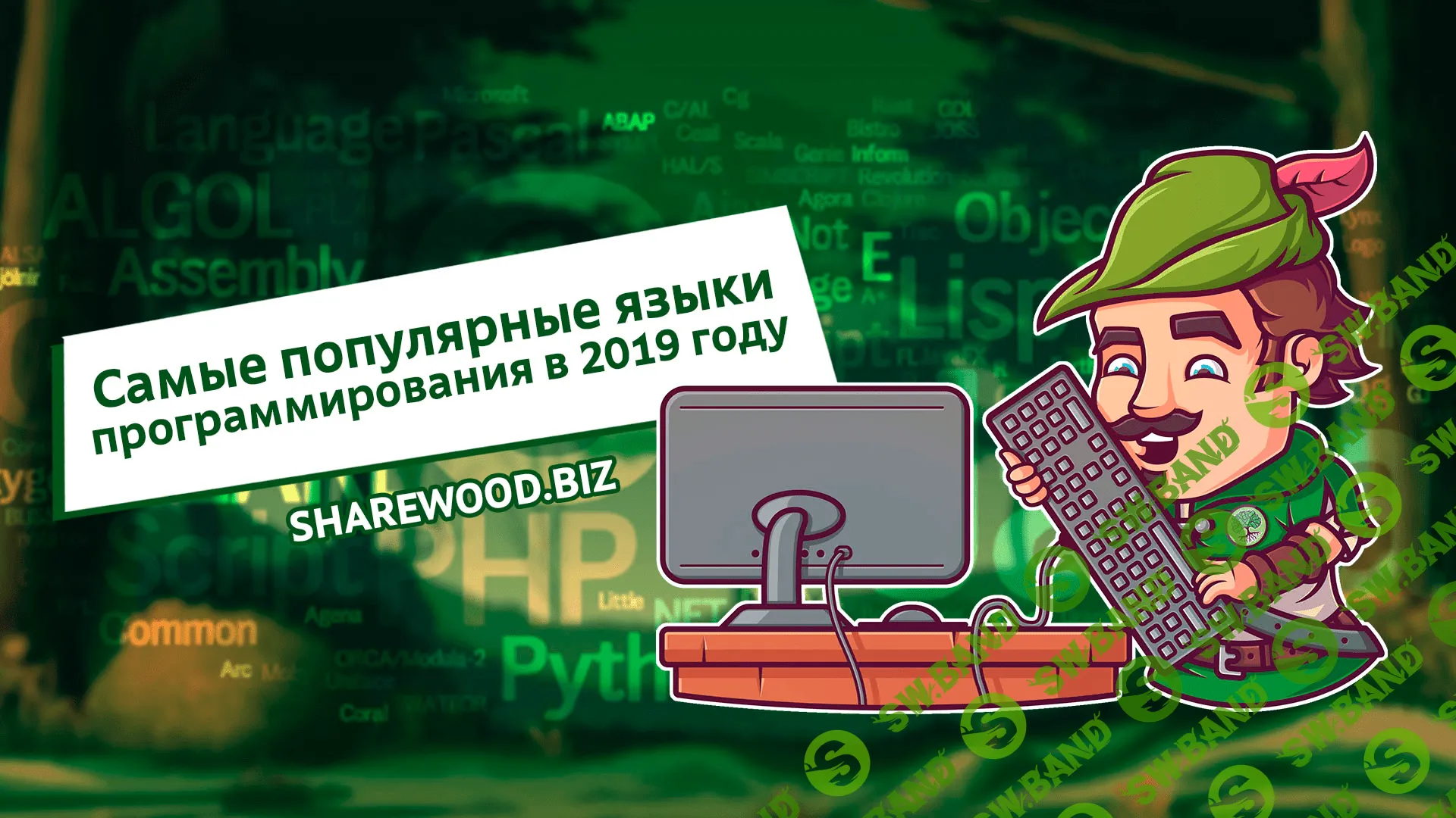 Самые популярные языки программирования в 2019 году