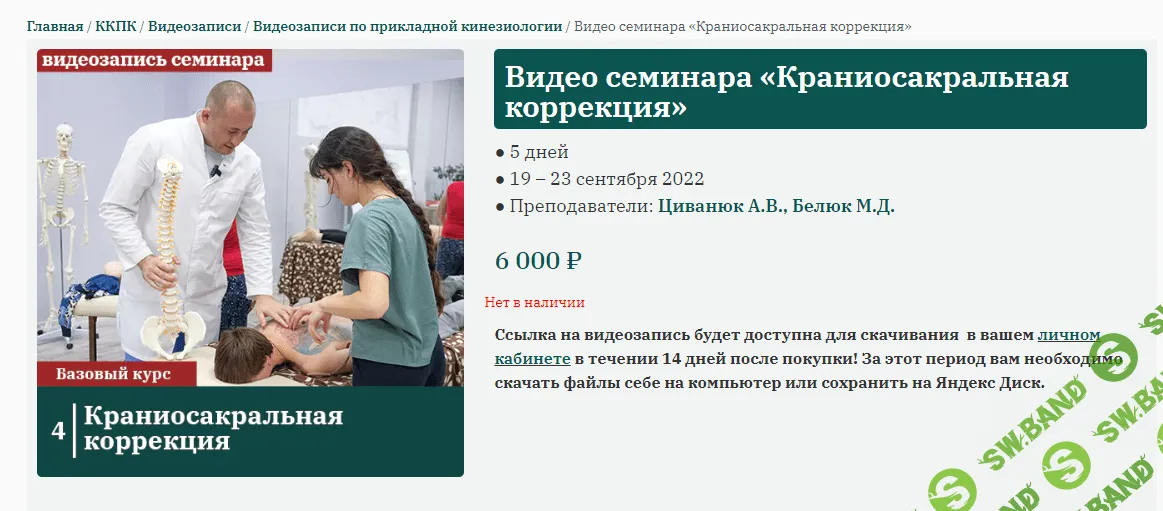 [Сандал] Краниосакральная коррекция (2023)