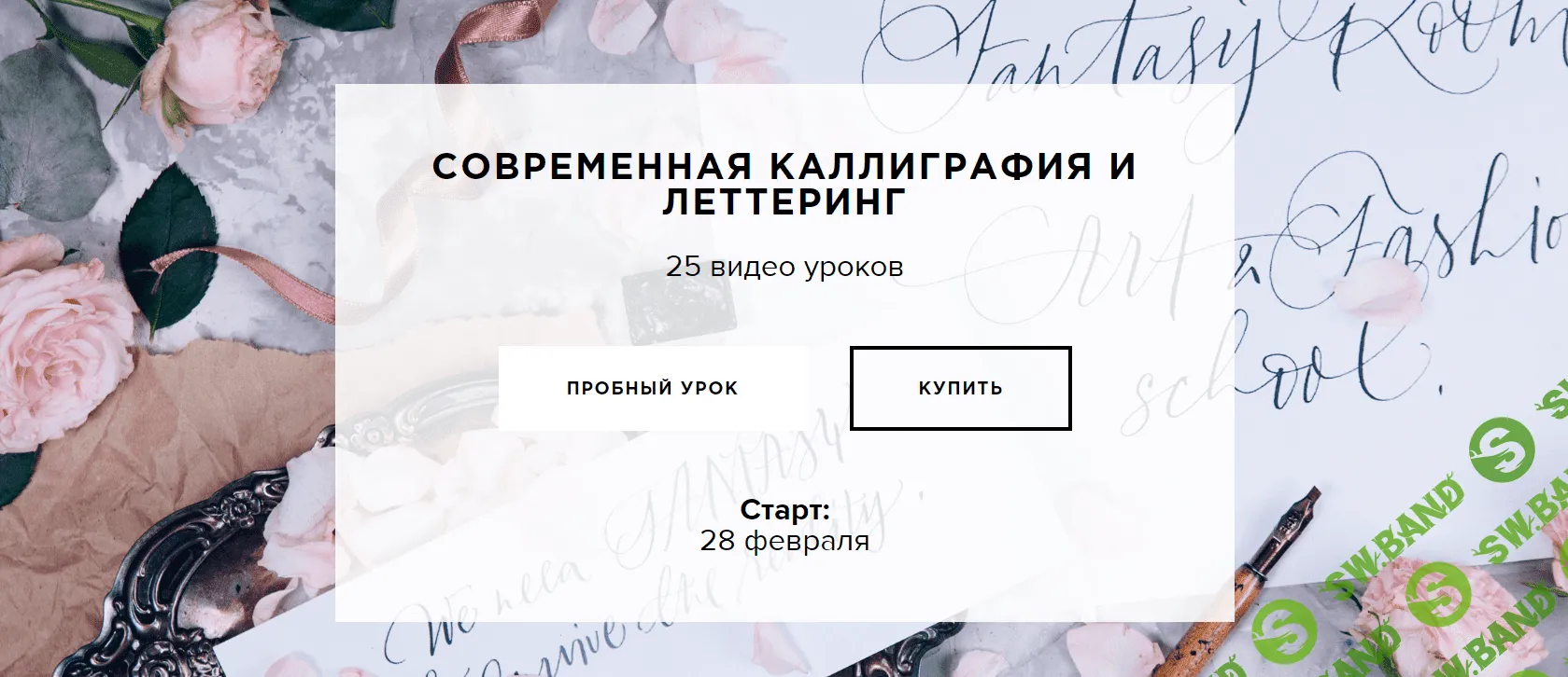 [Саша Гога] Современная каллиграфия и леттеринг (2020)