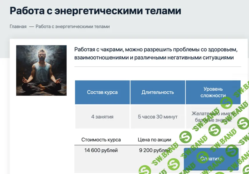 [Сергей Ратнер] Работа с энергетическими телами (2024)