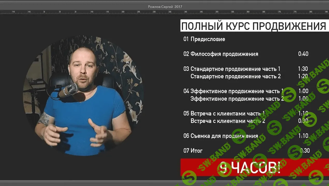 [Сергей Рожнов] Продвижение фотографа (2017)