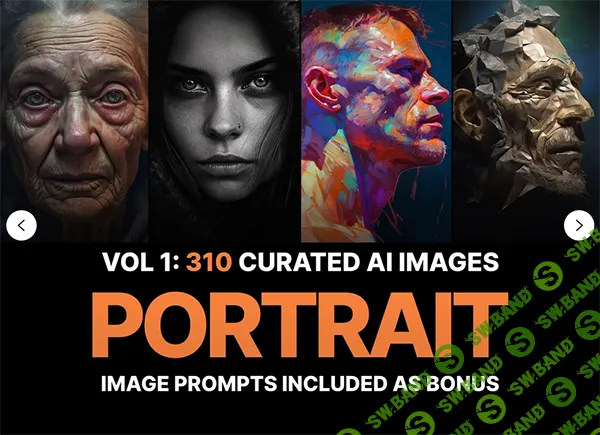 [SevenstylesDesign] 310 отборных промптов Midjourney для портретов (2025)