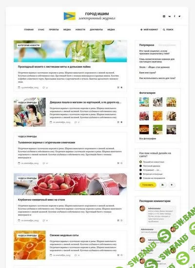 Шаблон ISHIM CITY для Dle 11.0