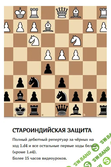 [Шахматы] Староиндийская защита [Сергей Кривенко]