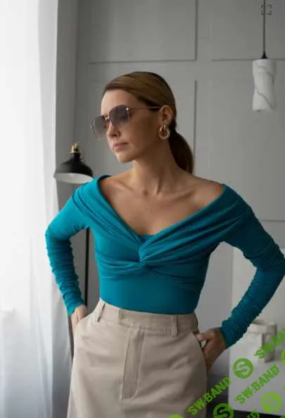 [Шитье] Боди с драпировкой Patricia A. Размер 40-50. Рост 162-166 [Кристина Юсупова]