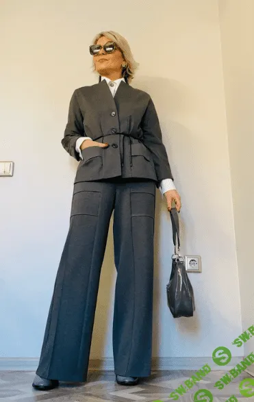 [Шитье] Брючный костюм с карманами из джерси [Лилия Дроздова]