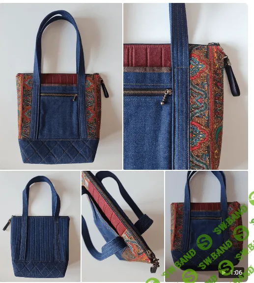 [Шитье] Джинсовая стеганая сумочка [_guravlik] [Капитолина Журавлик]