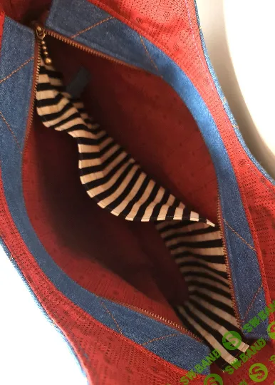 [Шитье] Джинсовая сумка со стразами. [Капитолина Журавлик]