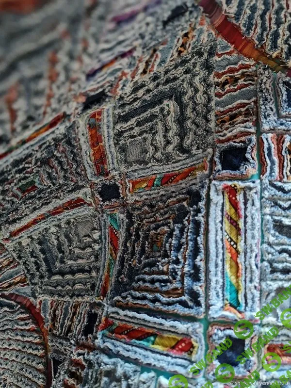 [Шитье] Джинсовый коврик Танзания [Капитолина Журавлик]