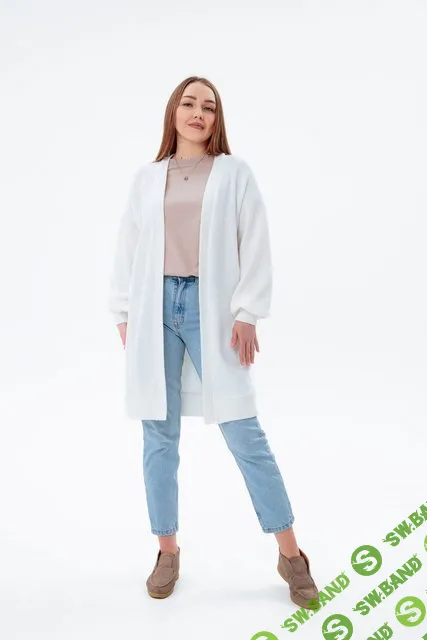 [Шитье] Кардиган “Вязаный” – женщины (Все размеры) [Элина Патыкова]