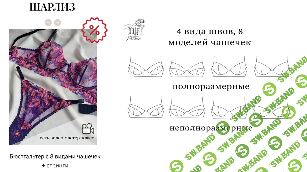 [Шитье] Комплект Шарлиз с параметрической выкройкой [H/J School] [Юлия Иванова]