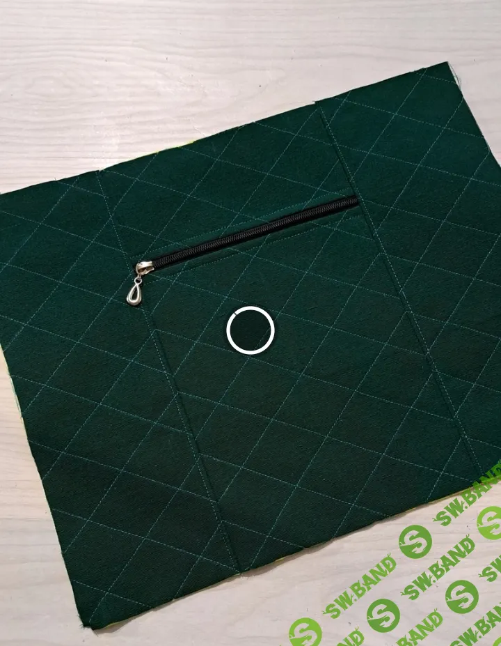 [Шитье] МК по изготовлению наружного кармана. Вариант 1 [Сумочный Рай] [Светлана Костина]