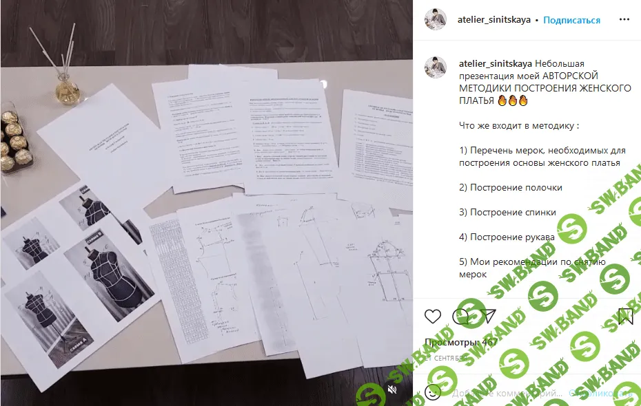 [Шитье] [Наталия Синицкая] Методика построения женского платья (2021)
