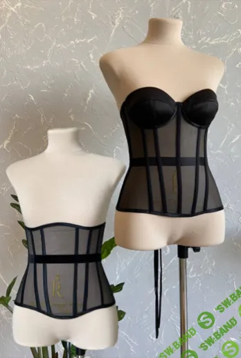 [Шитье] Прозрачный корсет с чашками [Галина Алексеева]