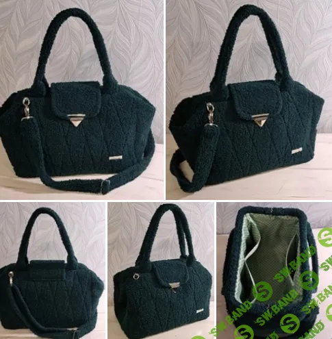 [Шитье] Саквояж на внутреннем фермуаре [Сумочный Рай] [Светлана Костина]