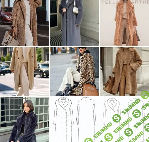 [Шитье] Шуба из искусственного меха (месяц 2) [Italiana School] [Лейсан Тухбатуллина]