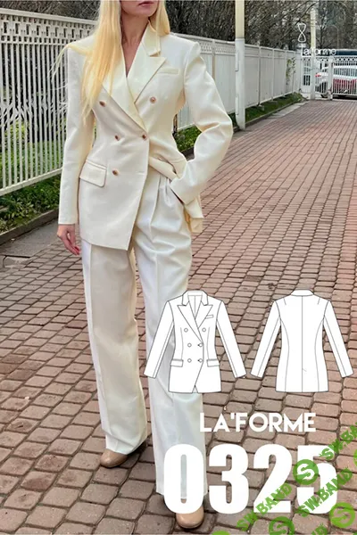 [Шитье] Смокинг 0325. Размер 42-50. Рост 164 [La forme]