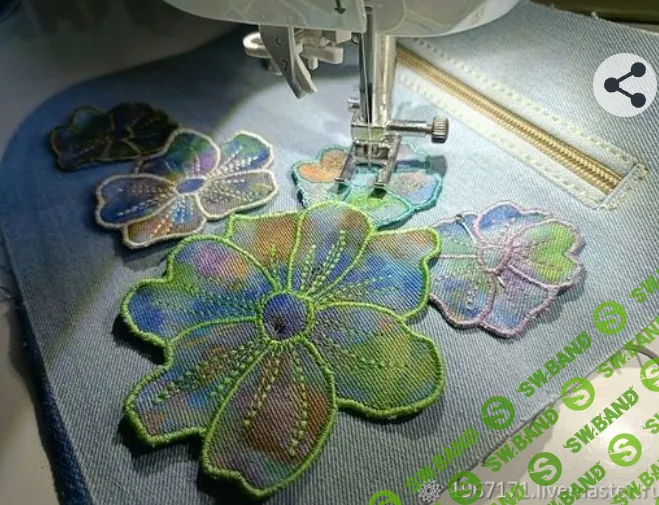 [Шитье] Создание цветов с покраской [Сумочных дел мастер] [Татьяна Еремина]