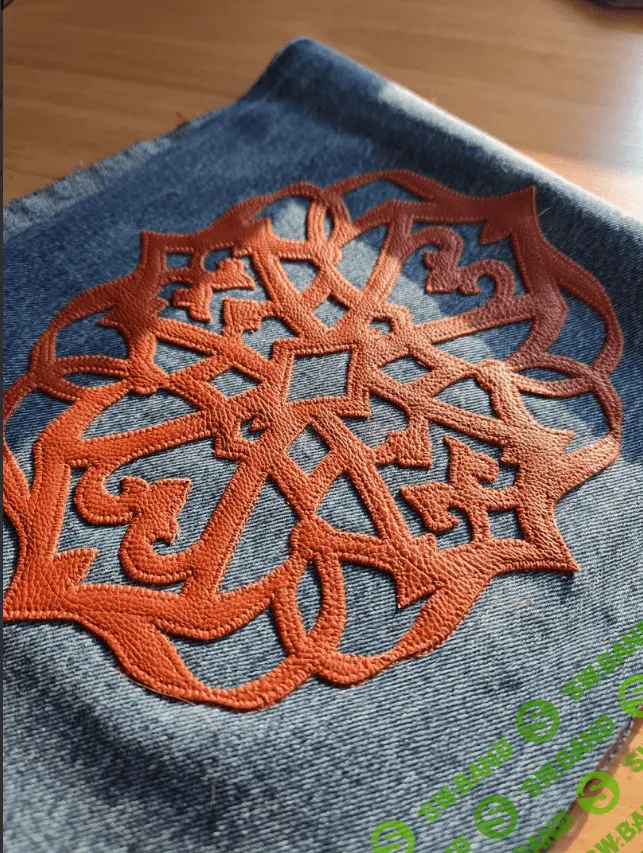 [Шитье] Техника шитья Орнамент (кожа+джинс) [_guravlik] [Капитолина Журавлик]