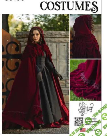 [Шитье] Выкройка для романтического плаща с оборками [Райн Эмери]