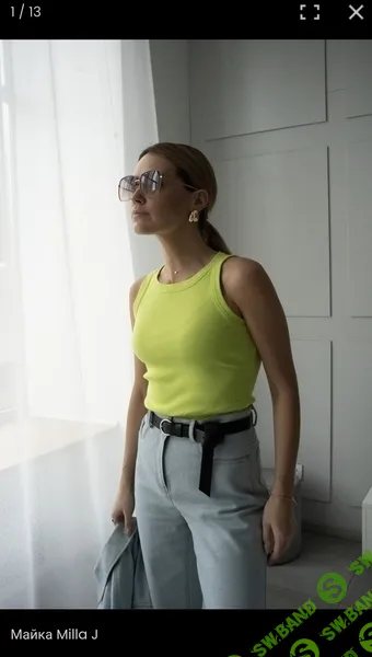 [Шитье] Выкройки Майка Milla J, размер 40,42,44,46 рост 162-166 [Studio.Yusupova] [Кристина Юсупова]