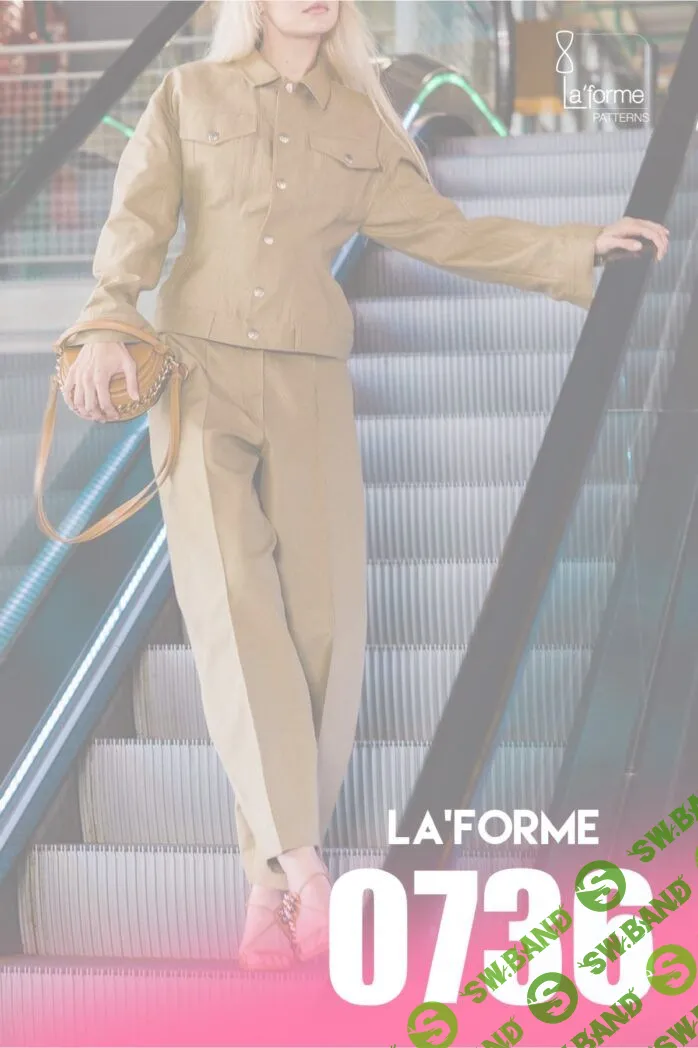 [Шитьё] Джинсы 0736. Размеры 42-50, рост 164 [LaForme]