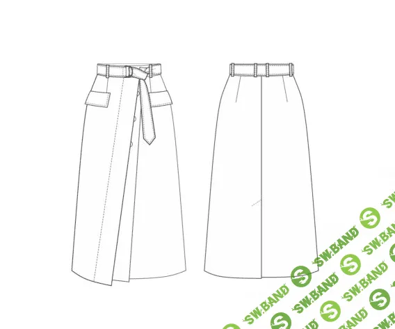 [Шитьё] [LaForme] Юбка 0610, размеры 42-54, рост 164 (2021)