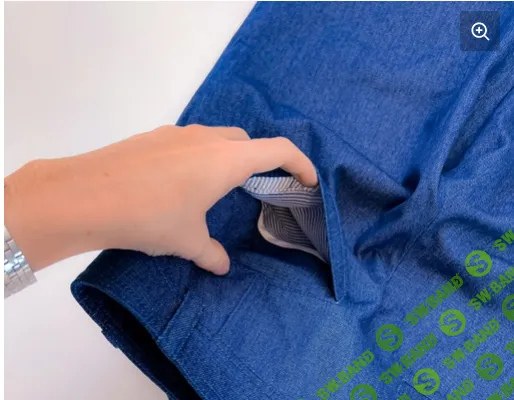 [Шитьё] Люксовая обработка прорезного кармана с листочкой [Tanya Taidi] [Таня Замерова]