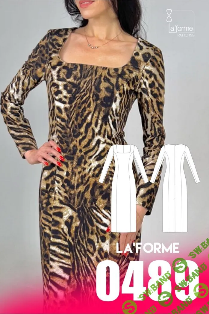 [Шитьё] Платье 0489. Размеры 42-50, рост 164 [LaForme]