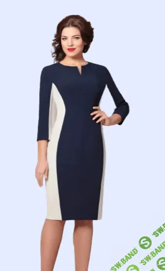 [Шитьё] Приталенное платье с отрезными бочками [Галина Коломейко]