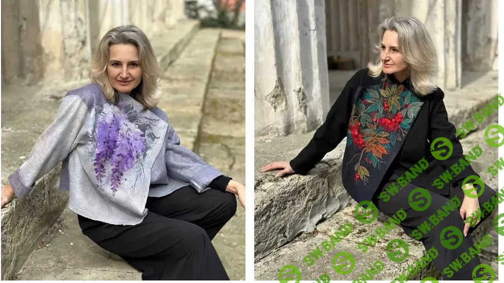 [Шкатулочка] Расширенный видеокурс по жакету с декором Глициния и Рябина (2024)