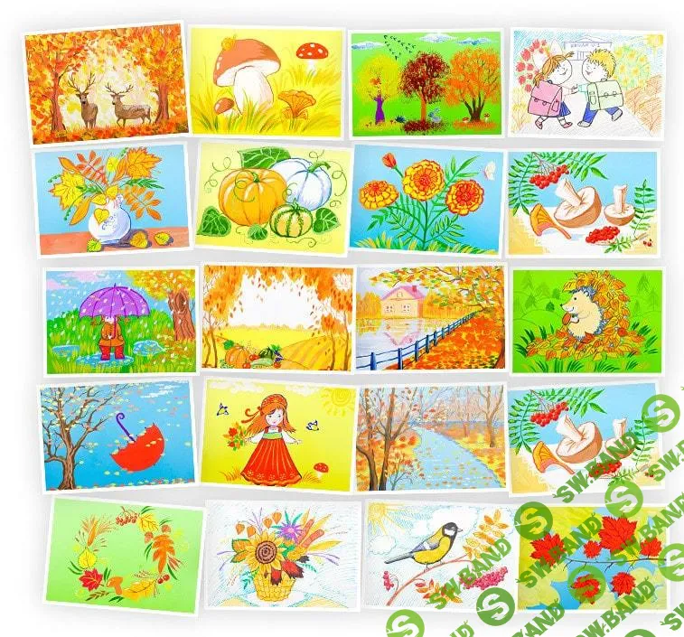 [Skillberry] Рисование для детей. Рисуем осень (2020)