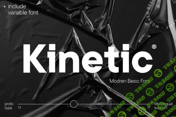 [Сreativefabrica] Kinetic Font (2021)