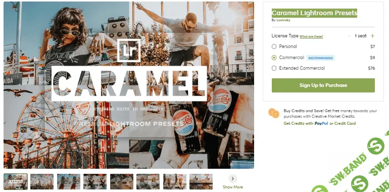 [Сreativemarket] Caramel Lightroom Presets (2020)