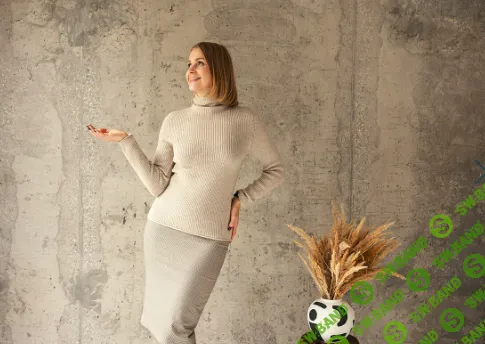 Сшивная водолазка [Елена Харлап] [flight_knit_eat_repeat]