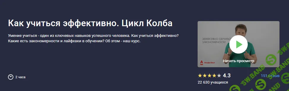 [Stepik] Алексей Борисов - Как учиться эффективно (2020)