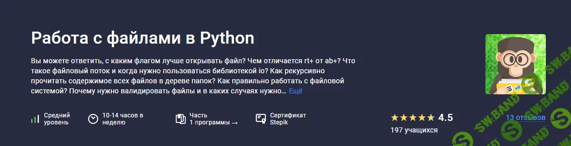 [Stepik] Работа с файлами в Python (2024)