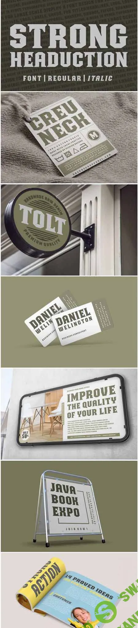 Strong Headucation Font