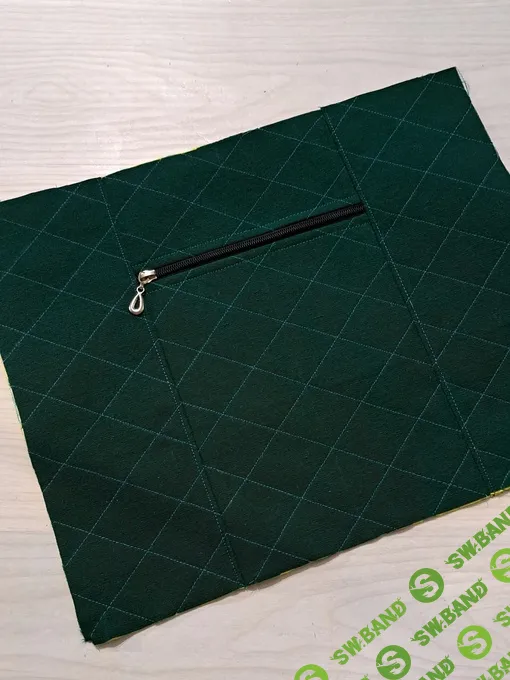 [Сумочный Рай] МК по изготовлению наружного кармана. Вариант 1 (2024)