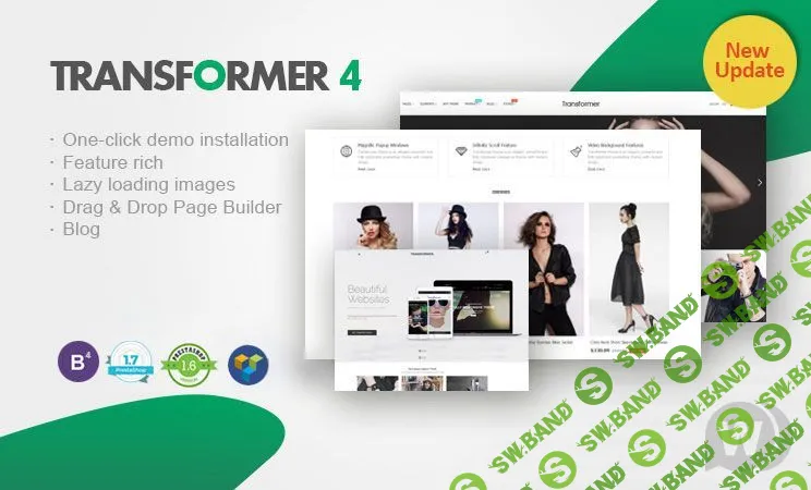 [SunnyToo] Transformer PrestaShop Theme v4.3.3 NULLED - премиум тема PrestaShop 1.7
