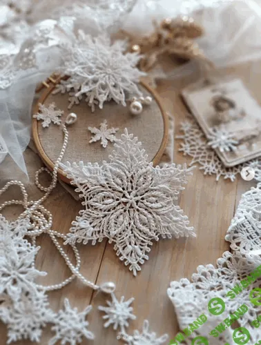 [Светлана Лель] Рельефная снежинка Юлия (2025)