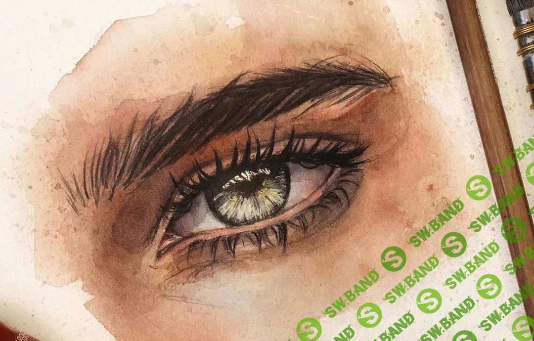 [Светлана Шанталь] Рисуем глаза акварелью (2019)
