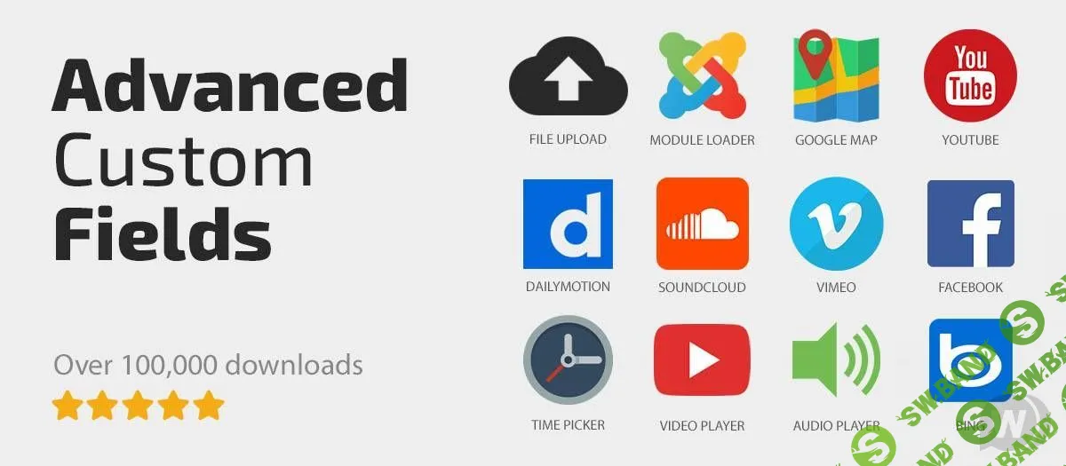 [Tassos] Advanced Custom Fields PRO v0.4.0 - дополнительные поля в Joomla