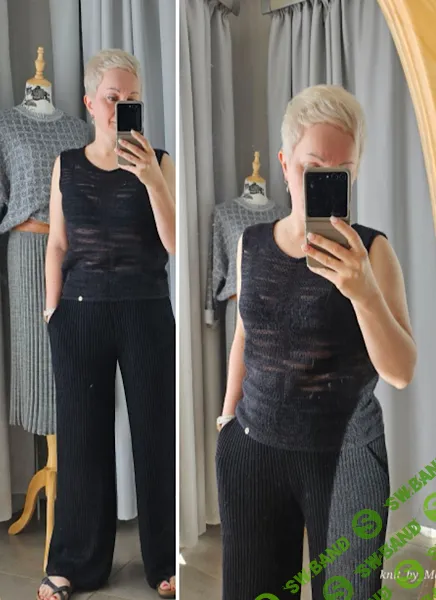 [Татьяна Макаренко] Совместник брюки классические с карманом (2024)