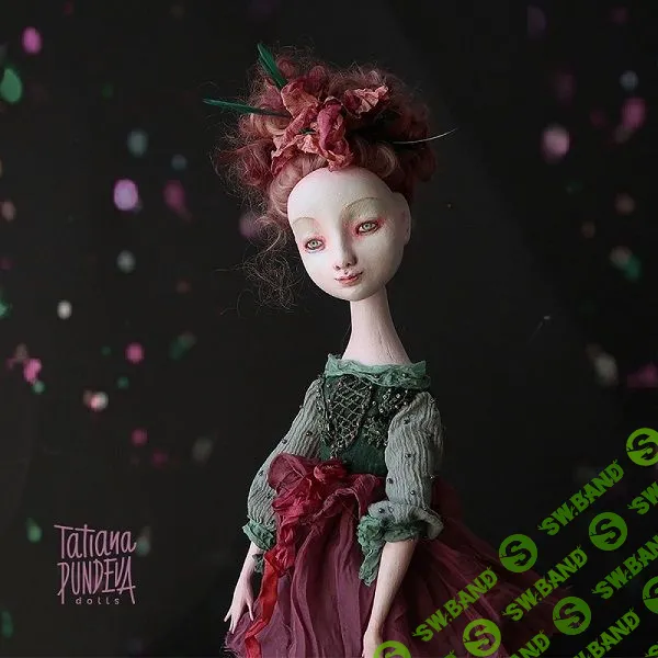 [Татьяна Пундева] Комплект из 3-х мастер-классов: Будуарная кукла Мари + Кукла "Сладкоежка" + Пасхальный ангел (2019)