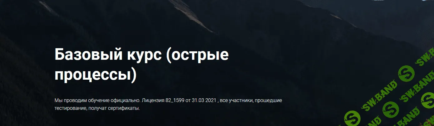 [Татьяна Шершнева] Базовый курс (острые процессы) (2021)