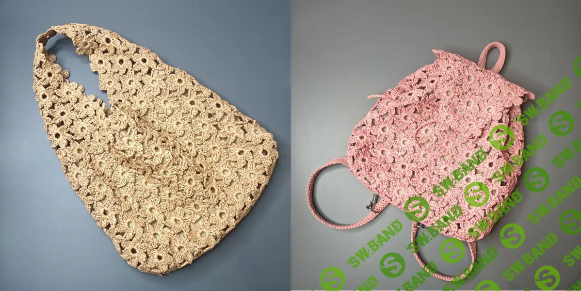 [Татьяна Шумилина] Сумка/рюкзак Цветы (2025)